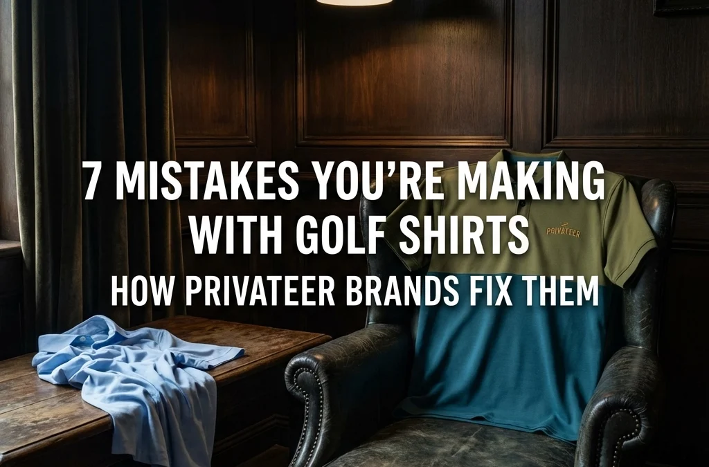 7 Mistakes You're Making With Golf Shirts (And How Privateer Brands Fix Them)
