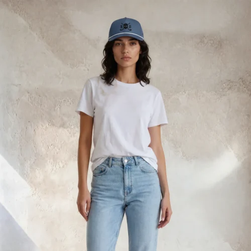 premium skull golf snapback