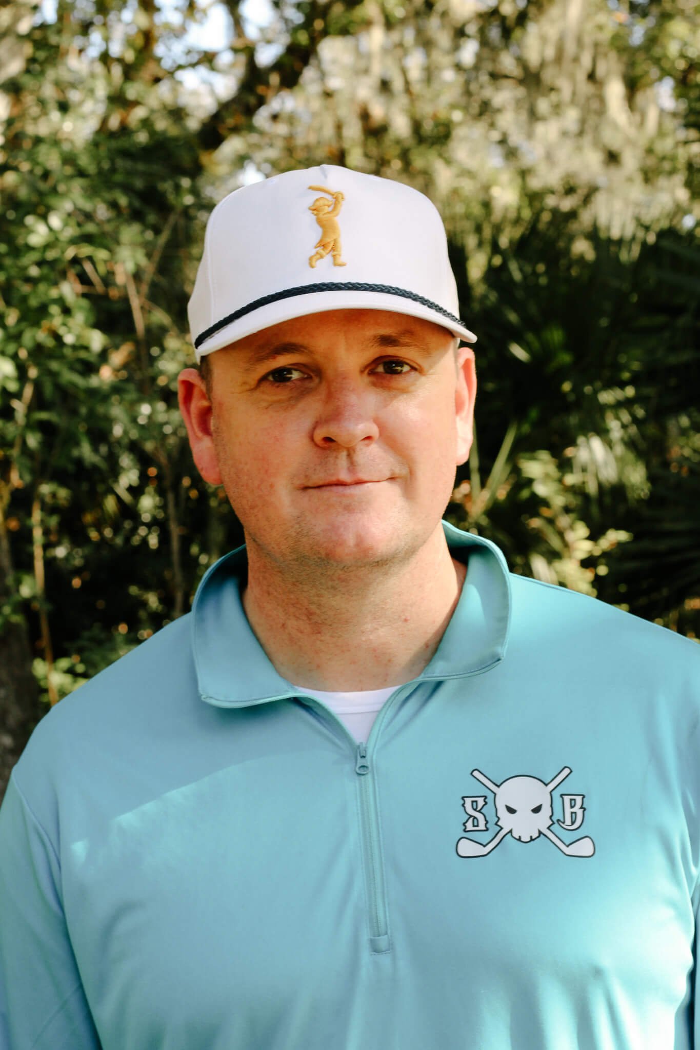 LIMITED EDITION: The Sawgrass Special - Golden Golfer Rope Hat 3 | Skull and Bogeys - Golf brand with skull logo and premium headwear LIMITED EDITION: The Sawgrass Special - Golden Golfer Rope Hat - Image 3