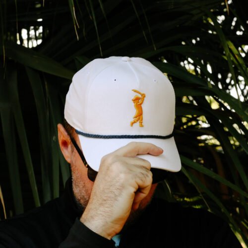 Home 3 | Skull and Bogeys - Golf brand with skull logo and premium headwear golden Golfer rope hat