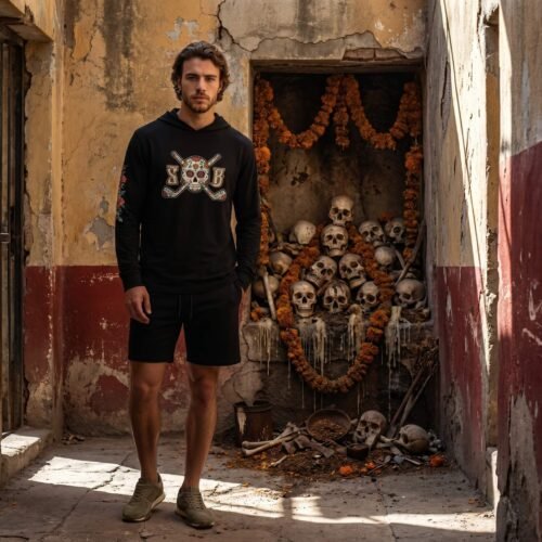 Calaveras Long Sleeve Hooded Tee