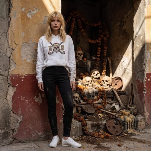 Calaveras Long Sleeve Hooded Tee - Womens