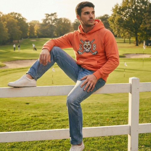 calaveras eco-raglan hoodie