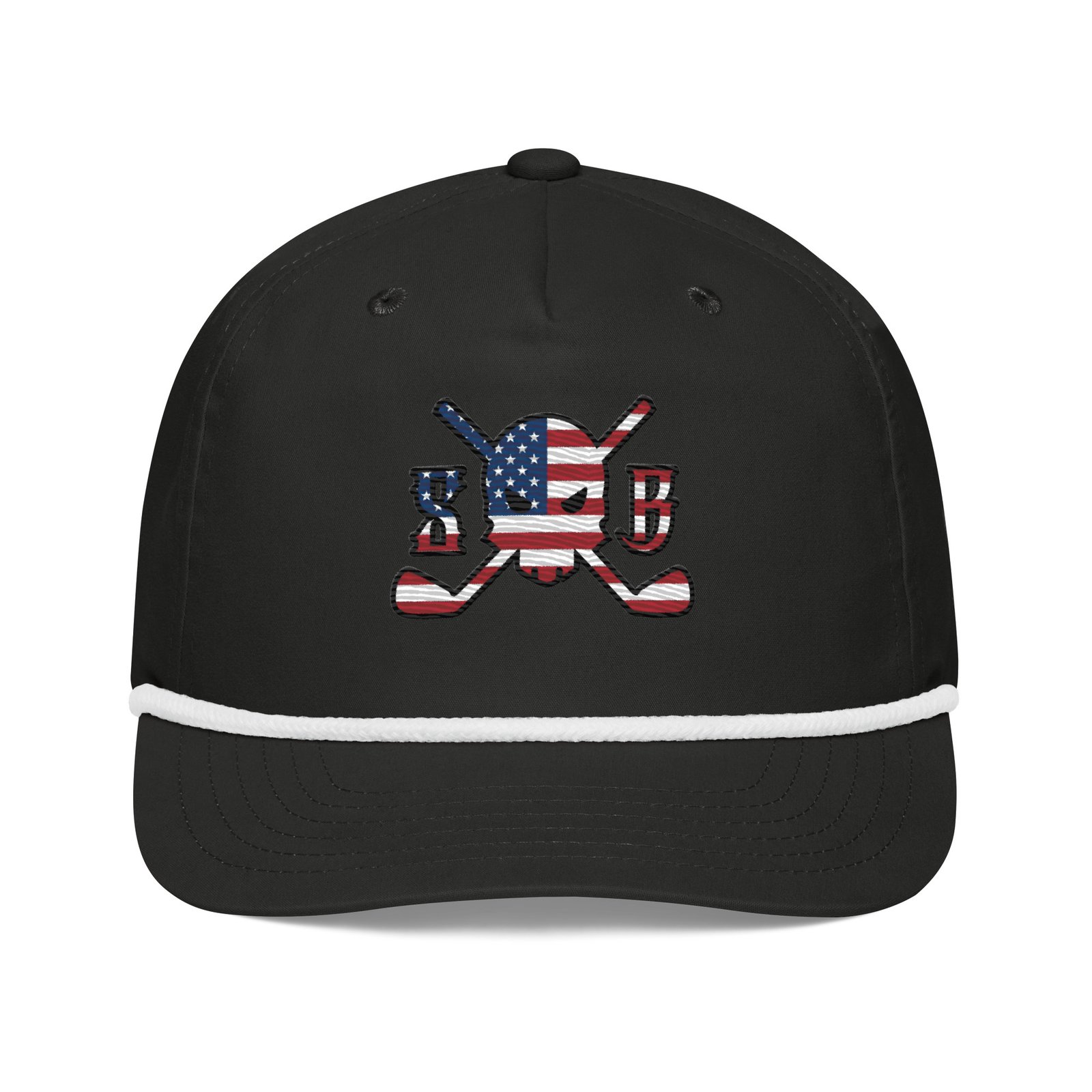 Patriot Golf Rope Hat - Command the Clubhouse 2 | Skull and Bogeys - Golf brand with skull logo and premium headwear Patriot Golf Rope Hat - Command the Clubhouse - Image 2