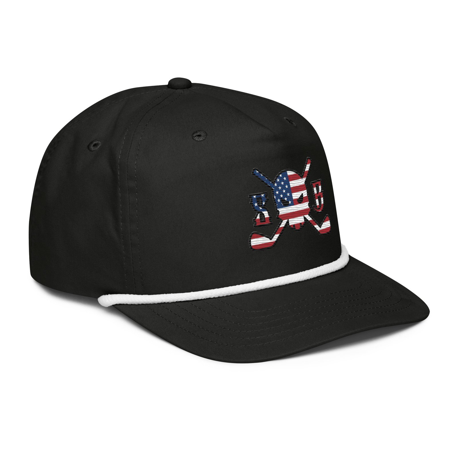 Patriot Golf Rope Hat - Command the Clubhouse 3 | Skull and Bogeys - Golf brand with skull logo and premium headwear Patriot Golf Rope Hat - Command the Clubhouse - Image 3