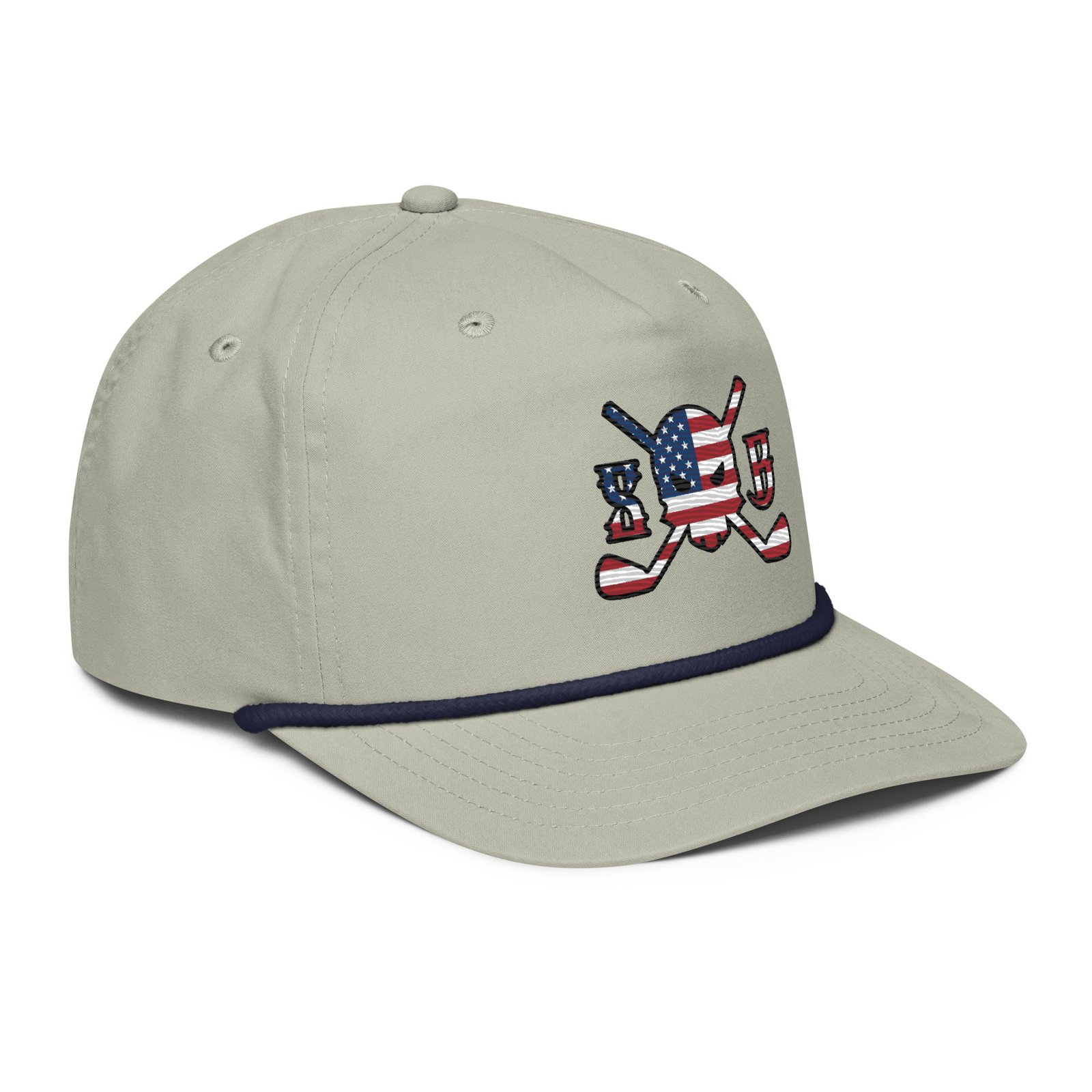 Patriot Golf Rope Hat - Command the Clubhouse 7 | Skull and Bogeys - Golf brand with skull logo and premium headwear Patriot Golf Rope Hat - Command the Clubhouse - Image 7