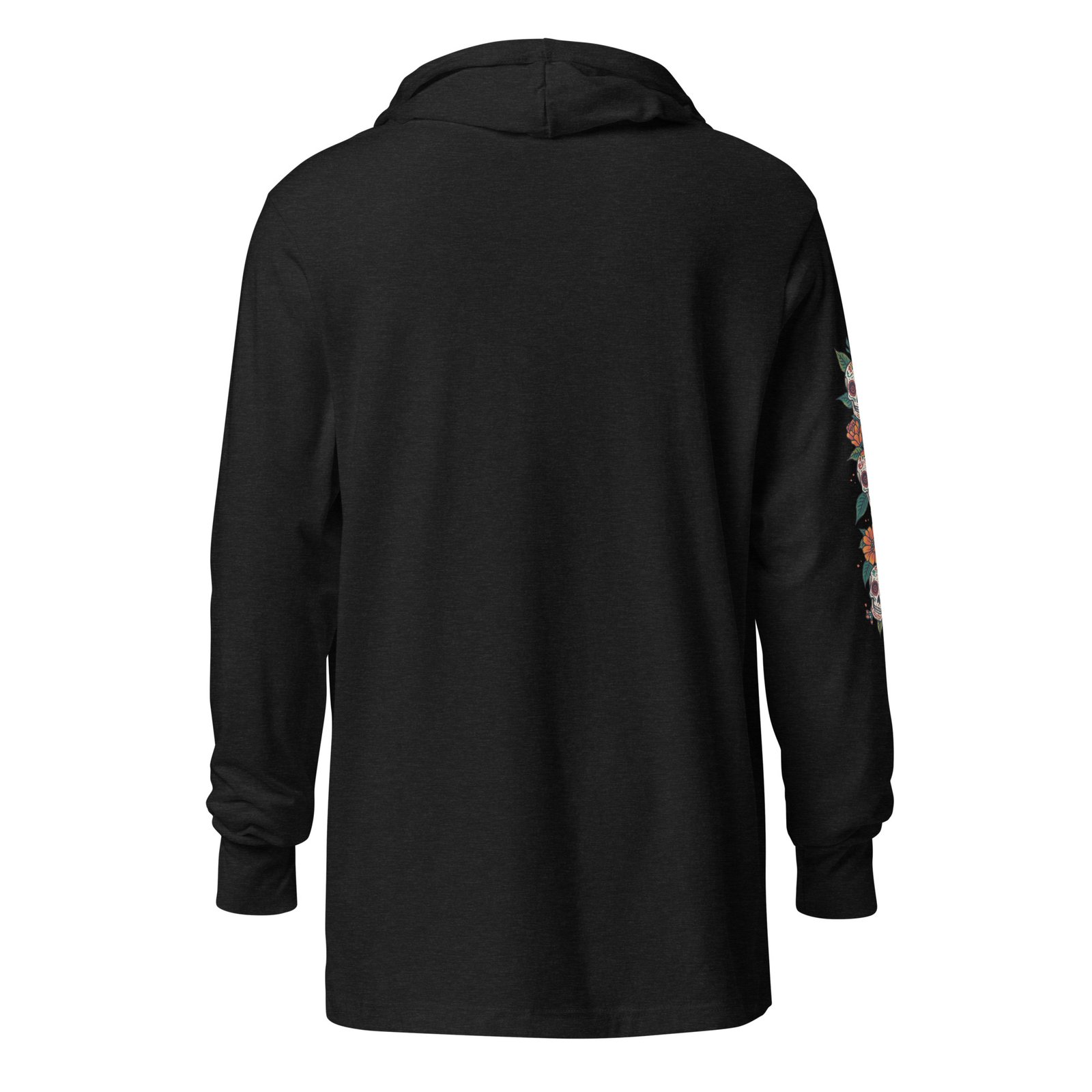 Calaveras Sentinel – The Elite Men’s Long Sleeve Hooded Tee 4 | Skull and Bogeys - Golf brand with skull logo and premium headwear Calaveras Sentinel – The Elite Men’s Long Sleeve Hooded Tee - Image 4