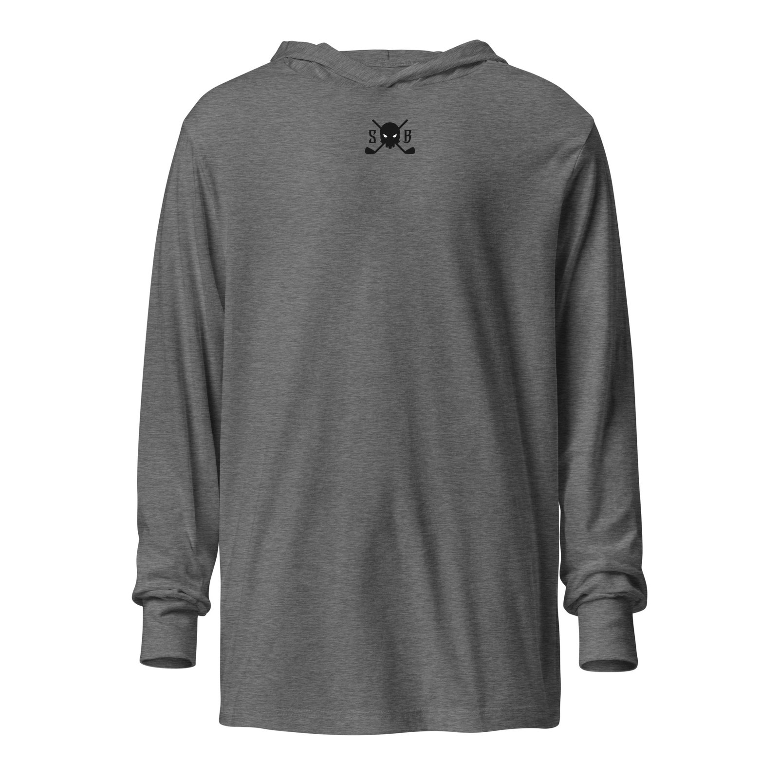 Sentinel – The Elite Men’s Long Sleeve Hooded Tee 4 | Skull and Bogeys - Golf brand with skull logo and premium headwear Sentinel – The Elite Men’s Long Sleeve Hooded Tee - Image 4