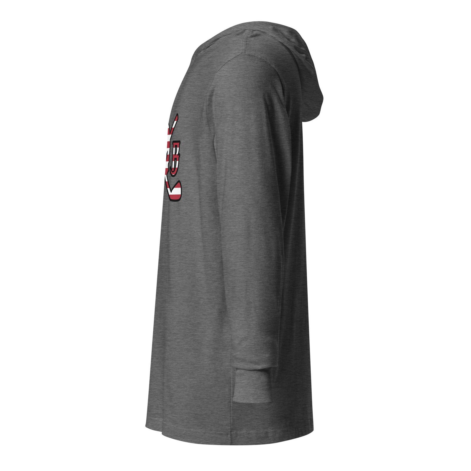Patriot Sentinel - The Elite Men's Long Sleeve Hooded Tee 5 | Skull and Bogeys - Golf brand with skull logo and premium headwear Patriot Sentinel - The Elite Men's Long Sleeve Hooded Tee - Image 5