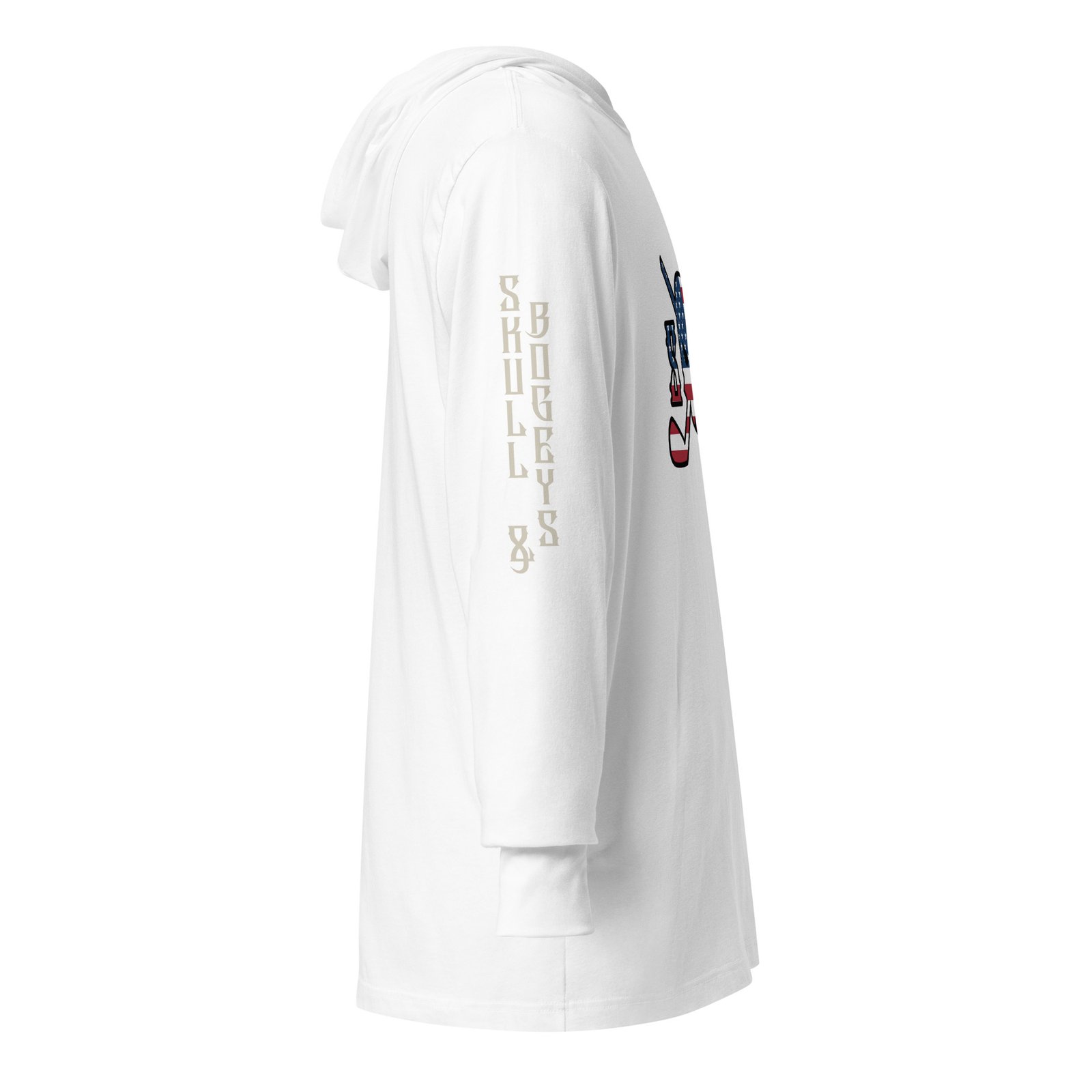 Patriot Sentinel - The Elite Men's Long Sleeve Hooded Tee 14 | Skull and Bogeys - Golf brand with skull logo and premium headwear Patriot Sentinel - The Elite Men's Long Sleeve Hooded Tee - Image 14