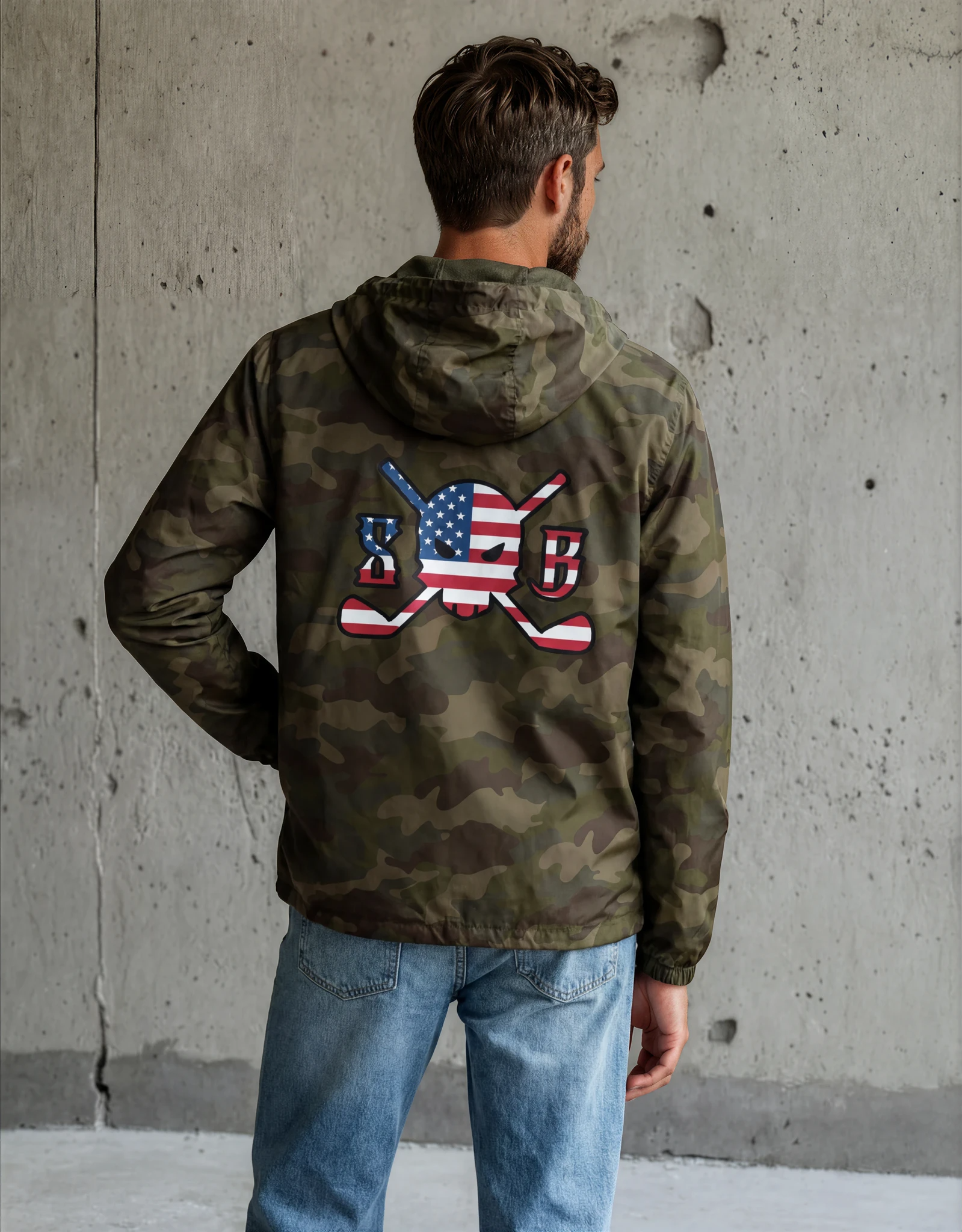 The Guardian Aero Shell - Lightweight Golf Windbreaker 2 | Skull and Bogeys - Golf brand with skull logo and premium headwear The Guardian Aero Shell - Lightweight Golf Windbreaker - Image 2